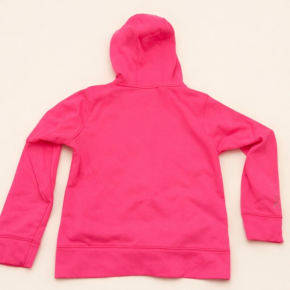 Under Armour Women’s Pink Camo Logo Hoodie Sweatshirt Size Large - Picture 3 of 6